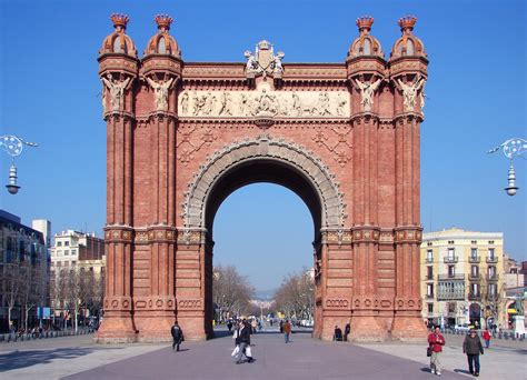 Arc de Triomf, A triumphal arch in Barcelona, built for the 1888 Barcelona Universal Exposition.