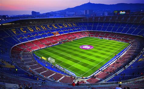 Camp Nou, The home stadium of FC Barcelona, one of the world's most famous football clubs.