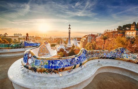 Park Güell, A public park composed of gardens and architectonic elements by Antoni Gaudí.