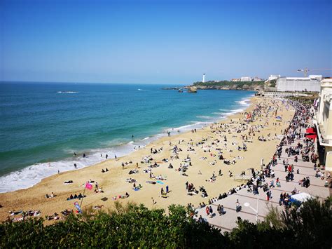 Grande Plage, Biarritz's main beach.