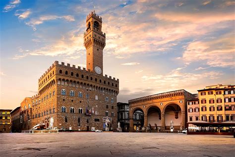 Piazza della Signoria, A historic square with notable statues and Palazzo Vecchio.