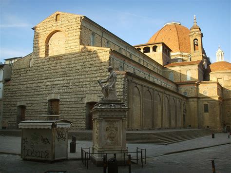 San Lorenzo Basilica, One of the largest churches in Florence with Medici tombs.