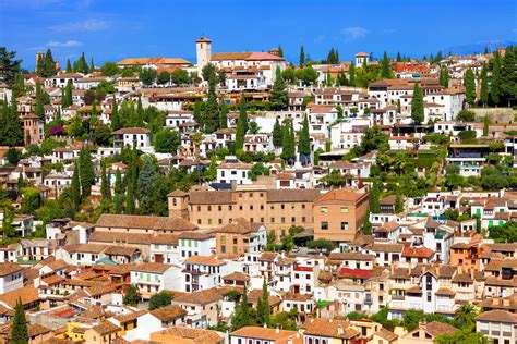 Albaicín, A historic Moorish quarter with narrow streets.