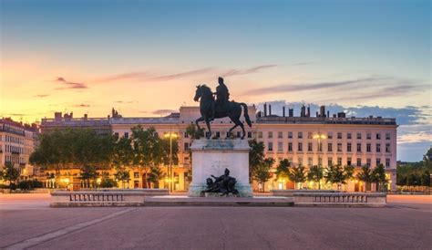 Place Bellecour, One of the largest open squares in Europe.