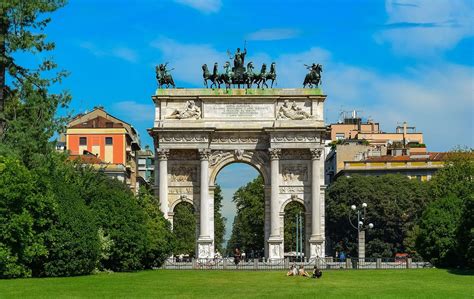 Arco della Pace, A triumphal arch dedicated to peace.