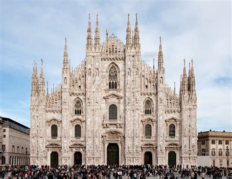 Duomo di Milano, The iconic Gothic cathedral of Milan.