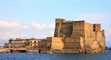 Castel dell'Ovo, A waterfront castle on the Gulf of Naples.