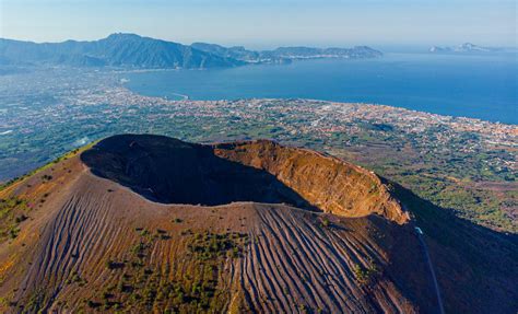 Mount Vesuvius, The famous volcano that destroyed Pompeii and Herculaneum.