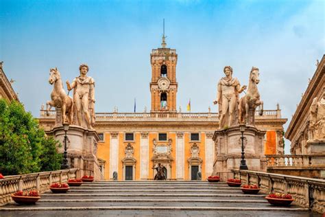 Capitoline Hill, One of the Seven Hills of Rome.