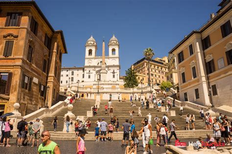 Spanish Steps, Iconic set of steps leading to Trinità dei Monti church.