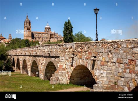 Roman Bridge, An ancient Roman bridge over the Tormes River.