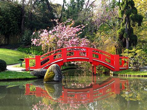 Jardin Japonais, Japanese garden in Compans-Caffarelli Park.