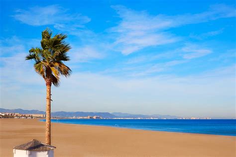 Playa de la Malvarrosa, A famous beach in Valencia.