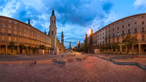 Plaza del Pilar, A large square in the heart of Zaragoza.