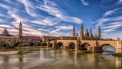 Stone Bridge, A historic bridge spanning the Ebro River.